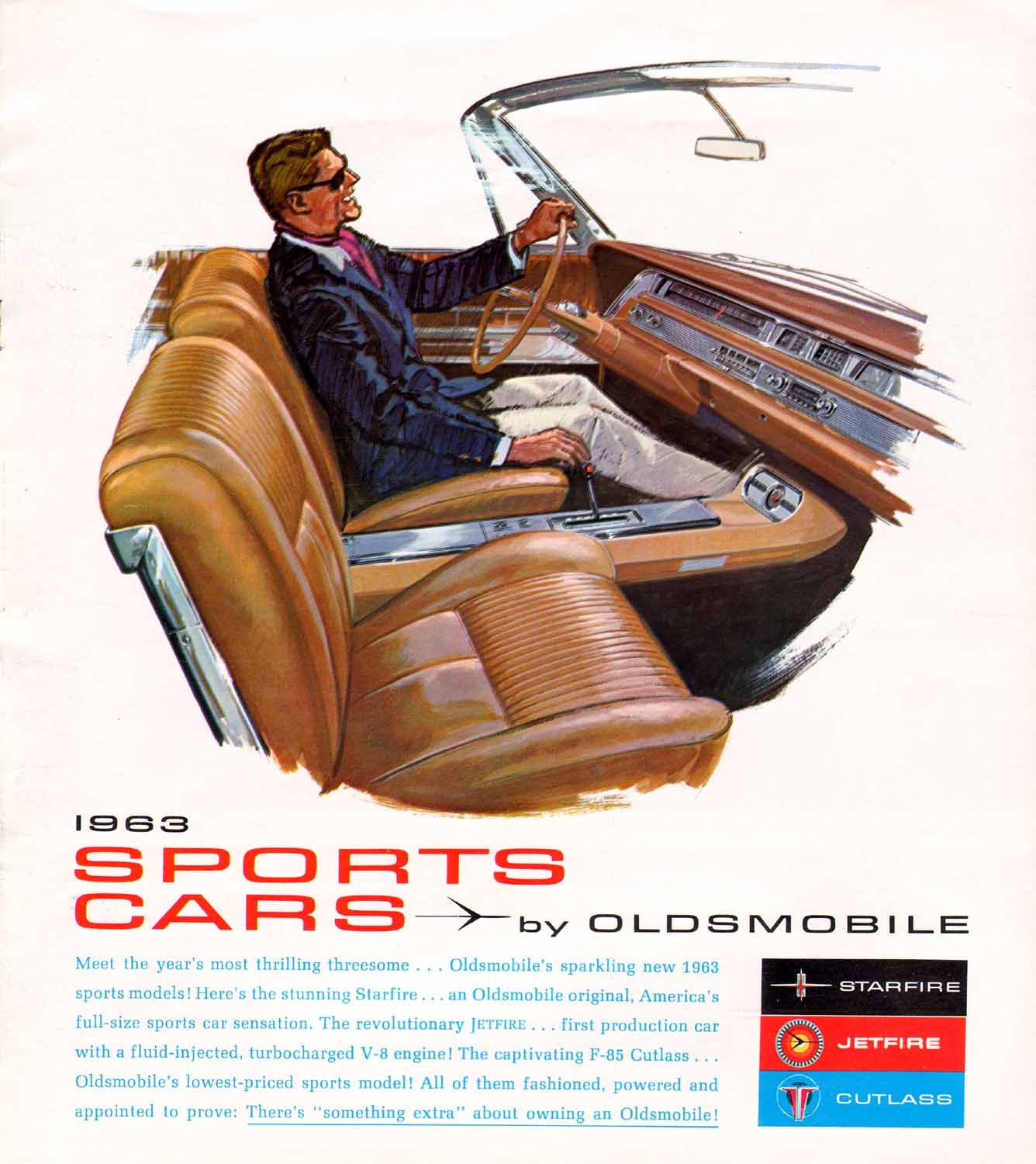 1963 Oldsmobile Sports Cars Brochure Page 2
